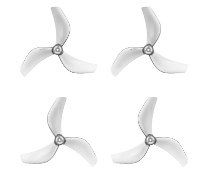 Akcesorium do dronów BetaFPV Gemfan 2218 (1.5mm) Transparent Grey - potrójne śmigła